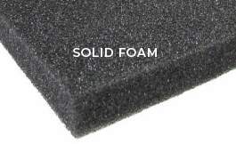 Convoluted Charcoal Ester Cuttable Foam Insert