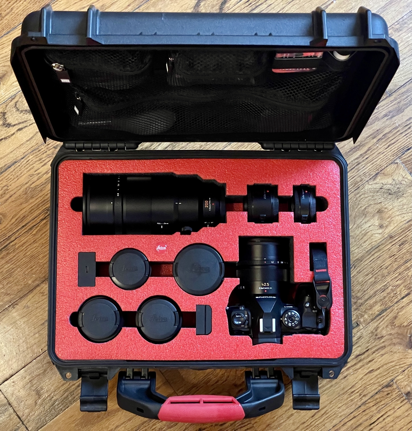 Olympus OM-1 and Leica DG Lenses in HPRC 2400 Case0