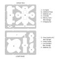 DJI Spark dual-level custom foam DORO D0907-6 case layout
